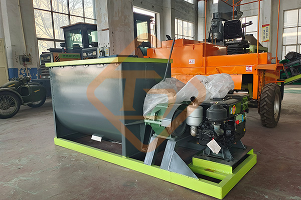 有機(jī)肥發(fā)酵物料混合機(jī)(新型有機(jī)肥臥式攪拌機(jī))的三大結(jié)構(gòu)簡述