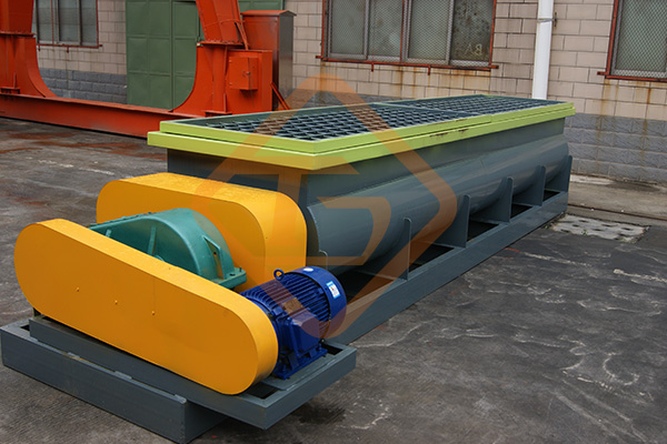 有機(jī)肥生產(chǎn)線專用雙軸攪拌機(jī)工作原理